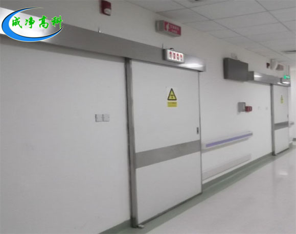 Automatic lead radiation proof door